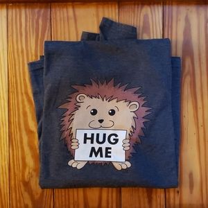 HUG ME hedgehog long sleeve shirt